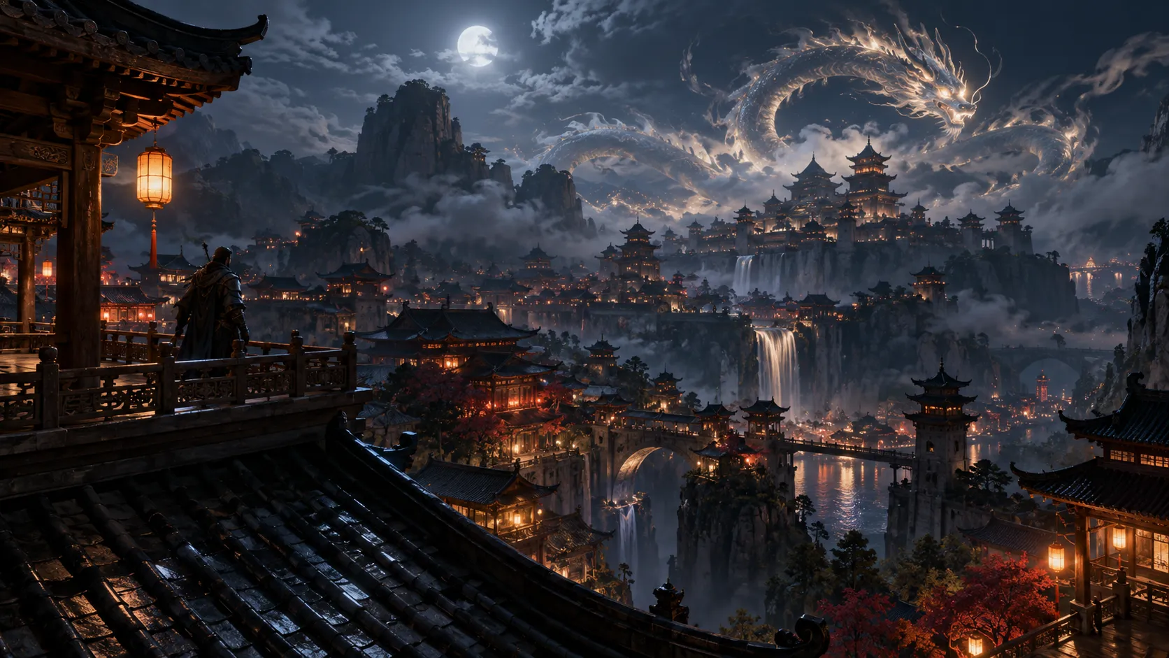 The Ashen Capital — Project Night Dragon environment
